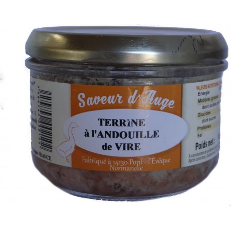 SAVEUR AUGE Terrine andouille de Vire SAVEUR D'AUGE le pot 180g