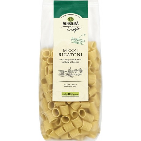 ALNATURA Pâtes origin mezzi rigatoni 500g