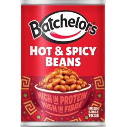 BATCHELORS Plat cuisiné à base de viande, poisson, céréales soja, pâte, riz et blé hot et spicy 420g