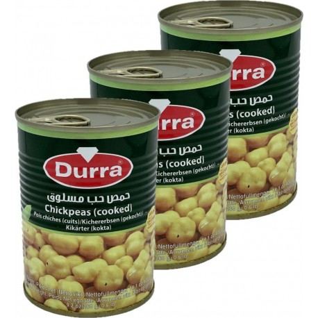 Durra Pois Chiche les 3 boîtes de 0.4Kg