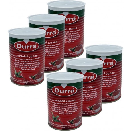 Durra Concentré De Tomate les 6 boîtes de 0.4Kg