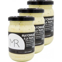 Marcel Recorbet Mayonnaise À La Truffe Blanche D'été 2% les 3 unités de 0.18Kg