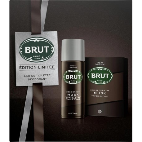 BRUT MUSK SET DE TOILETTE COFFRET 300ml