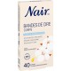 NAIR Bandes de cire Corps Huile de Graines de Coton 99% d'Ingrédients d'Origine Naturelle 40 bandes de cire