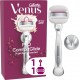 GILLETTE Rasoir Pour Femme Pro Comfort Glide Sugarberry le paquet avec 1 manche et 1 recharge de lames