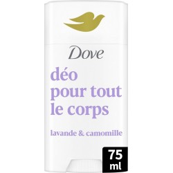 DOVE Déodorant stick 0% Alcool Lavande et Camomille 75ml