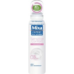 MIXA Déodorant spray Anti-transpirant 48h Sensitive Confort Apaisant 150ml