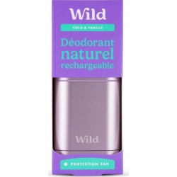 WILD Déodorant Rechargeable à la Noix de Coco et Vanille 40g