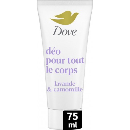 DOVE Déodorant pour Tout le Corps Lavande et Camomille le tube de 75ml