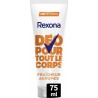 REXONA Déodorant Crème Pour tout le Corps Fraîcheur Agrumes 0% Alcool 75ml
