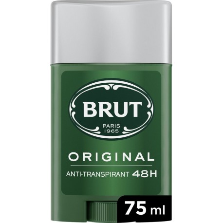 BRUT Déodorant stick homme Anti-Transpirant Original le stick de 75ml