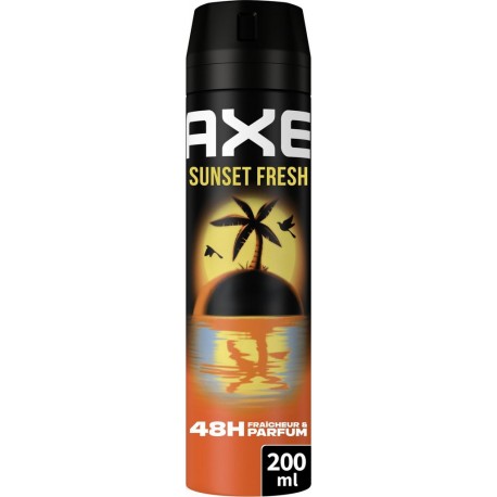 AXE Déodorant spray Homme Fraîcheur 48h Sunset Fresh 200ml