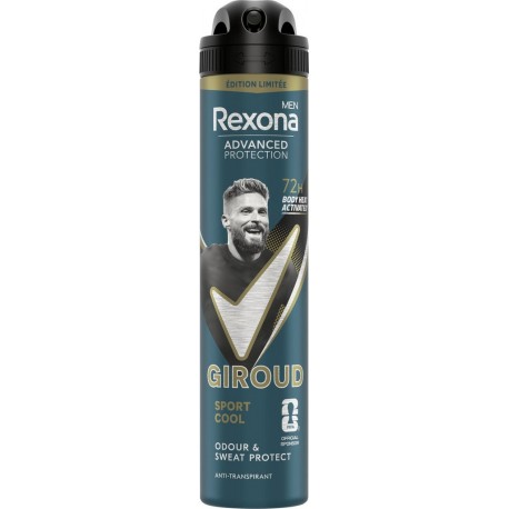 REXONA MEN Déodorant spray homme Anti-transpirant Sport Cool 200ml