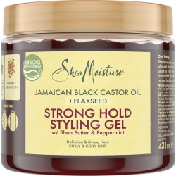 SHEA MOISTURE Gel coiffant À L'huile De Ricin De Jamaïque Tenue Forte 431ml