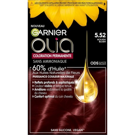 OLIA Coloration Cheveux Acajou blush 5.52 la boîte