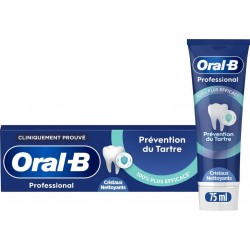 ORAL B Dentifrice Prévention Tartre le tube de 75ml