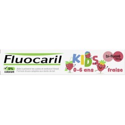 FLUOCARIL Dentifrice Enfant 0-6 ans Anti-caries Goût Fraise le tube de 75ml