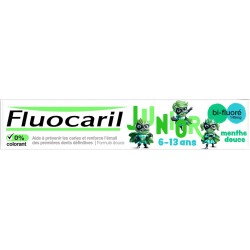 FLUOCARIL Dentifrice Enfant 6-12 ans Anti-caries Email Fort Menthe Douce le tube de 75ml