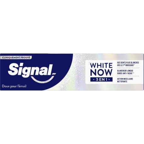 SIGNAL Dentifrice White Now 3-en-1 le tube de 75ml