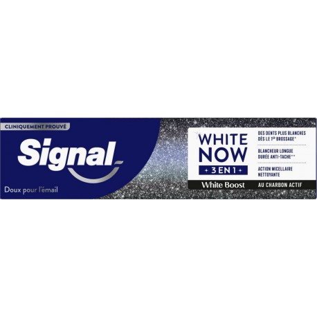 SIGNAL Dentifrice White Now 3 en 1 - White Boost le tube de 75ml