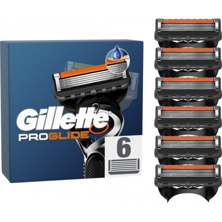 GILLETTE Lames de rasoir Pour Homme ProGlide 6 lames de rasoirs