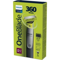 PHILIPS Rasoir OneBlade 360 Pour Homme Visage et Corps le rasoir + le kit