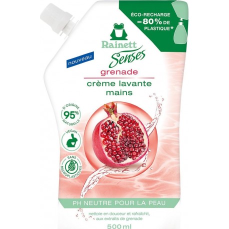 RAINETT Savon Liquide Recharge Mains Grenade Vegan la recharge de 500ml
