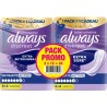 ALWAYS Serviettes hygiéniques fuites urinaires Ultimate Active Extra Sûre lot de 2 packs de 12 serviettes