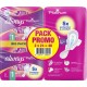ALWAYS Serviettes Hygiéniques avec Ailettes Platinum Taille 1 lot de 2 paquets de 24 serviettes