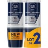 NIVEA Déodorant Bille Homme Protection transpiration excessive Derma Control 96H lot de 2 roll-on de 50ml