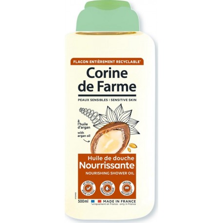 CORINE DE FARME Huile de Douche Nourrissante à l'Huile d'Argan 500ml