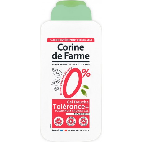 CORINE DE FARME Gel douche Tolérance Peaux Sèches et Sensibles 500ml