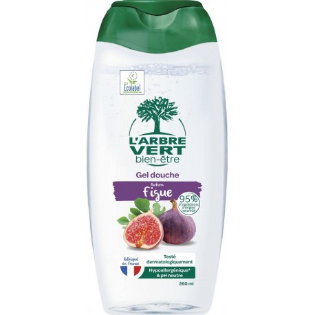 L'ARBRE VERT BIEN -ETRE L'ARBRE VERT BIEN - ETRE Gel Douche Parfum Figue PH Neutre et Hypoallergénique 260ml