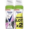 REXONA Déodorant spray compressé Anti-traces blanches et jaunes 72h Invisible Pure Advanced Protection lot de 2 sprays