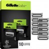 GILLETTE Lames de rasoir Pour Homme Labs lot de 10 gilettes