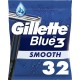 GILLETTE Rasoir Jetables Blue 3 Smooth 32 rasoirs jetables