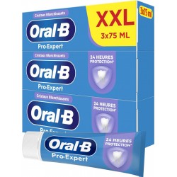ORAL B Dentifrice Pro-expert Blancheur lot de 3 tubes de 75ml