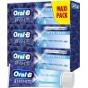 ORAL-B Dentifrice Blancheur Menthe Poivrée Menthe Verte les 3 tubes de 75ml