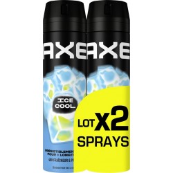 AXE Déodorant spray Homme Anti-transpirant Ice Cool 48h lot de 2 sprays