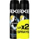 AXE Déodorant spray Homme Anti-transpirant Alaska 48h lot de 2 sprays