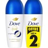 DOVE Déodorant bille Anti-Transpirant Original 0% Alcool Advanced Care lot de 2 sticks