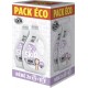 SKIP Lessive Bébé Parfum Hypoallergénique pack de 2 bidons