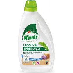 WINNI'S Lessive liquide Biofermantation au Savon d'Alep et Verveine le bidon de 1.125L