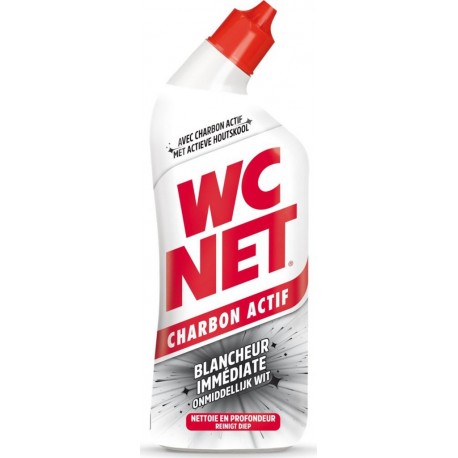 WC NET Gel WC Détartrant Charbon Actif Blancheur 750ml