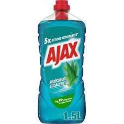 AJAX Nettoyant Ménager Fraîcheur Eucalyptus 1,5L