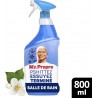 MR PROPRE Nettoyant Ménager Salle de Bain Désinfectant Fleurs Blanches 800ml