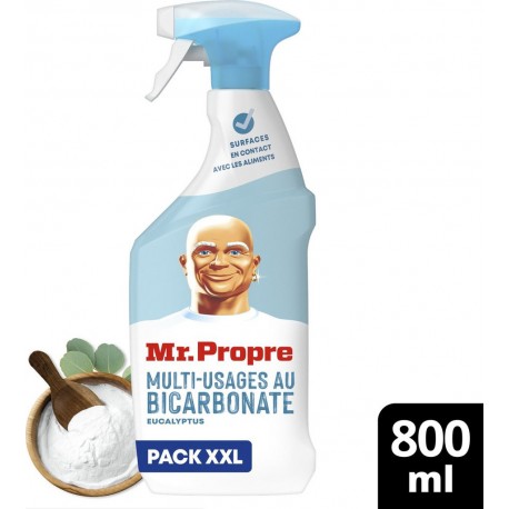MR PROPRE Nettoyant Ménager Multi-Usages Bicarbonate Eucalyptus 800ml
