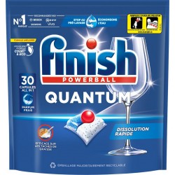FINISH Capsules Lave-vaisselle Powerball Quantum pack de 30 capsules