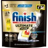 FINISH Capsules Lave-vaisselle Citron Ultimate Plus pack de 22 capsules