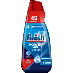 FINISH Gel Lave-Vaisselle Power Gel 900ml de 45 lavages
